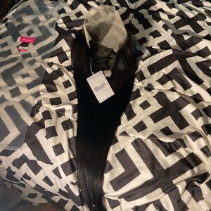 20 inch straight 13x4 lace front human hair wig